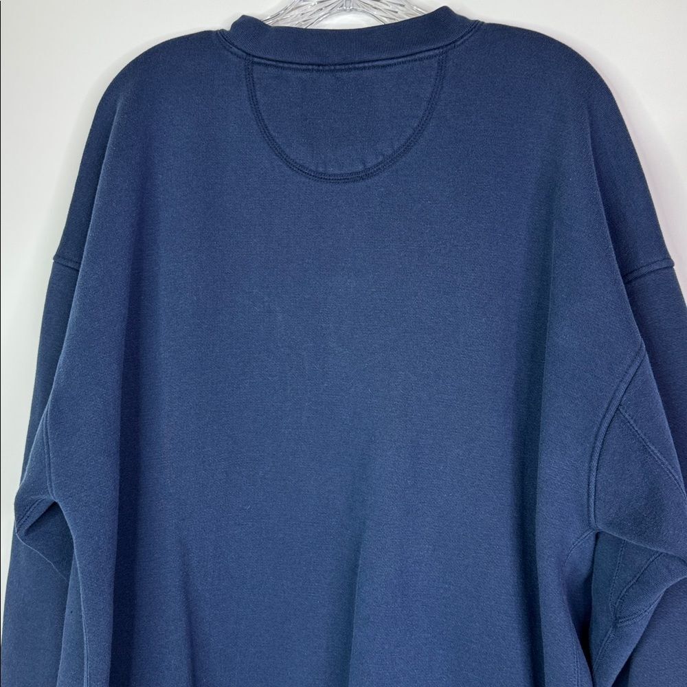 Vintage STARTER Navy Blue Pullover Sweatshirt Size XXL - Picture 5 of 10